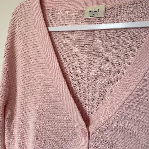 Pink Wilfred Light Cropped Cardigan - Picture 1 of 5